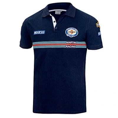 Afbeelding van Sparco Martini Racing Replica Polo Blauw maat M