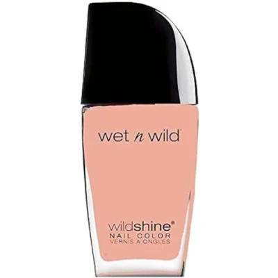 Afbeelding van Wet n Wild, Wild Shine Nail Color, Nagellak Zonder Formaldehyde, Tolueen en Ftalaten, Langhoudende Sneldrogende Formule, Tickled Pink