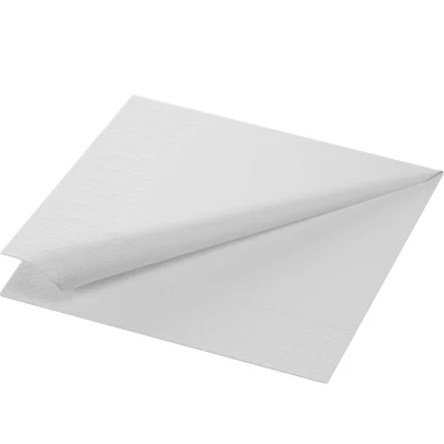 Afbeelding van 1000x Duni Servetten tissue 33cm 3 laags wit