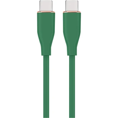 Afbeelding van USB C Kabel 2.0 60W PD Premium 1,5 meter Groen