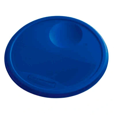 Afbeelding van Deksel voor ronde voedselcontainer 11,4 ltr Verse Vis, Rubbermaid, model: VB 232479, 6 stuks per verpakking, blauw