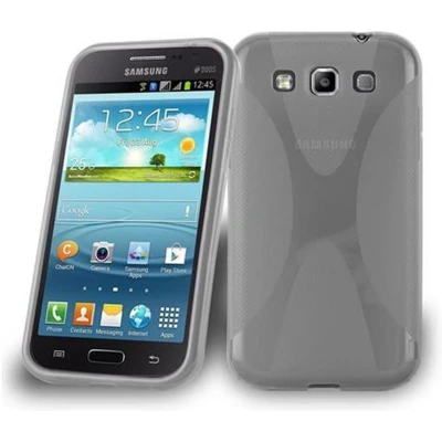 Afbeelding van Cadorabo Hoesje geschikt voor Samsung Galaxy WIN in SEMI TRANSPARANT Beschermhoes gemaakt van flexibel TPU silicone Case Cover