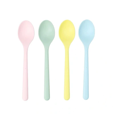 Afbeelding van Kunststof ijslepel Circulware 13cm Pastel 50 stuks