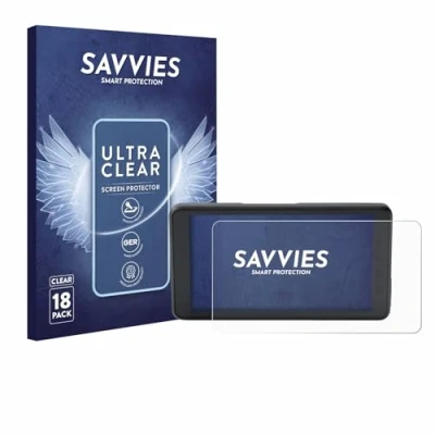 Afbeelding van Savvies Screenprotector voor BMW ConnectedRide Navigator 2024 Folie Beschermfolie transparant (18 Stuks)