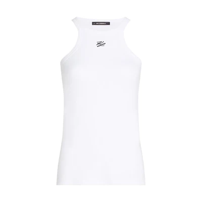 Afbeelding van KARL Lagerfeld Autograph TANK Top, Dames, Maat: Large, White