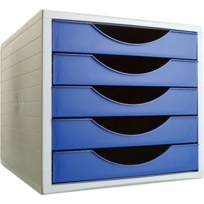 Afbeelding van Modulaire archiefkast Archivo 2000 ArchivoTec Serie 4000 5 lades Din A4 Pastelblauw 34 x 27 26 cm