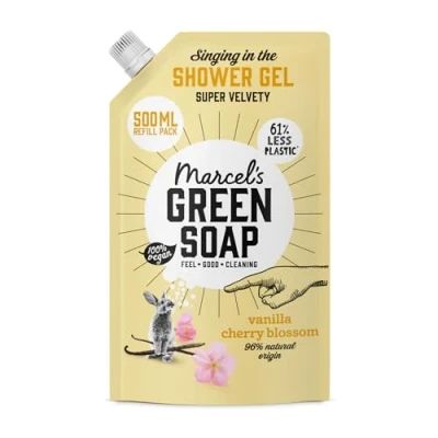 Afbeelding van Marcel&#039;s GR Soap Shower gel argan &amp; oudh navulling 500 Milliliter