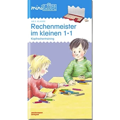 Afbeelding van mini LÜK Rechenmeister im 1 x 1: Kopfrechentraining ab Klasse 2.