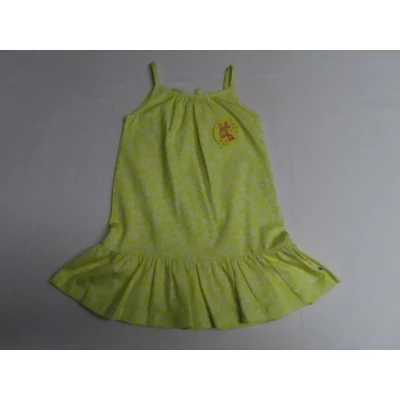 Afbeelding van Jurk Strandkleedje Overgooier Jersey Geel 2 jaar 92
