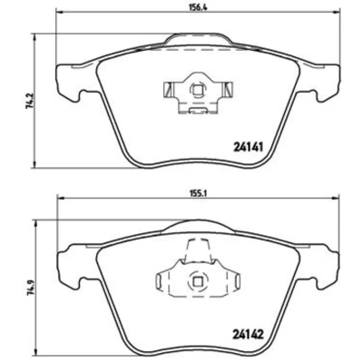 Afbeelding van Brembo Remblokset P 86 018