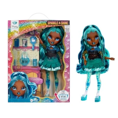 Afbeelding van Rainbow High Sparkle &amp; Shine Doll Teal