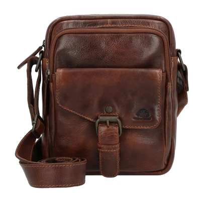 Afbeelding van Greenburry Rugged Schoudertas, Heren, Maat: One Size, Brown