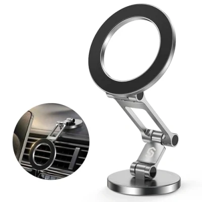 Afbeelding van SYNCWIRE Hold Series Autohouder Titanium Zilver
