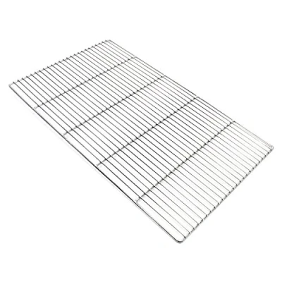 Afbeelding van Barbecuerooster grillrooster rechthoek 67 x 40 cm roestvrij staal voor barbecue, gasgrill bbq