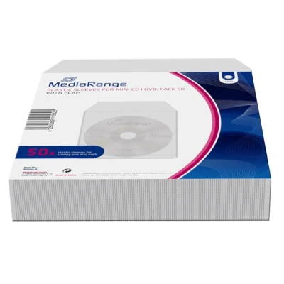 Afbeelding van CD PP sleeves 50 stuks met flap ANTISTATISCH