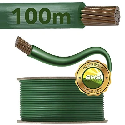 Afbeelding van 100 m begrenzingskabel voor robotmaaier, grasmaaier, accessoireset, begrenzingsdraad zoekkabel, compatibel met Gardena/Bosch/Husqvarna/Worx/Honda/ROBOMOW/iMow/Ø 2,7 mm