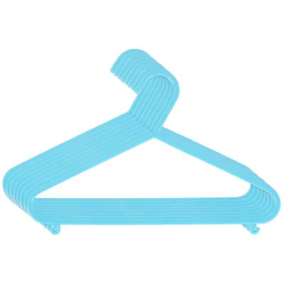 Afbeelding van Bieco Kledinghangers Kunststof Licht Blauw 8 stuks 04014151