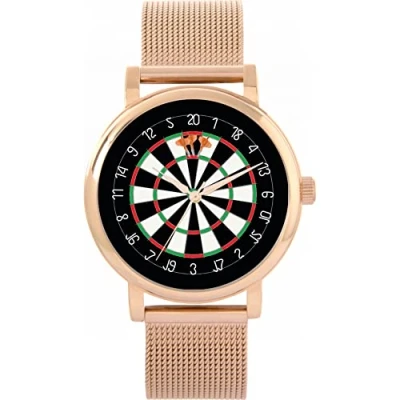 Afbeelding van Toff London Oranje Dartboard 180 horloge
