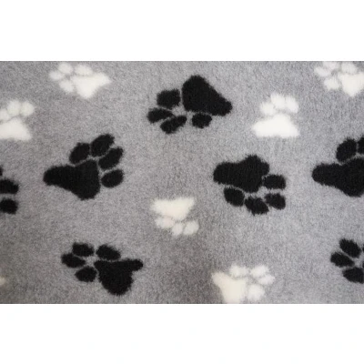 Afbeelding van Vetbed met antislip 28 mm grijs/poot 107x70 cm