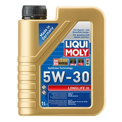 Afbeelding van Liqui Moly 5W30 Longlife III Synthetisch Motorolie 20820 (1L) 04 VW50400/50700 C3 MB 229.51 2222213480880