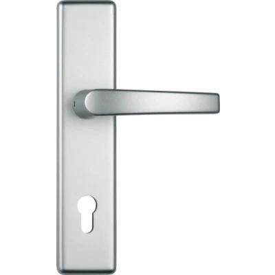 Afbeelding van ABUS Deur beschermbeslag KLT512 F1, aluminium met dubbelzijdige drukknop, 247903