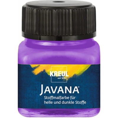 Afbeelding van Javana paarse textielverf 20ml Voor licht en donker gekleurd textiel