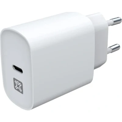 Afbeelding van XtremeMac USB C Lader 100% Gerecycled Plastic 20W Wit