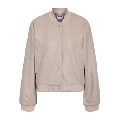 Afbeelding van Noisy may Jas Nmeddi L/s Bomber Jacket Fwd Noos 27032203 Silver Lining Dames Maat L