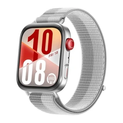 Afbeelding van HUAWEI WATCH FIT 4 Smartwatch, 100+ trainingsmodi, ultradunne behuizing, GPS tracking, Tot 10 dagen batterijduur, Bellen via Bluetooth, AMOLED, Compatibel met iOS &amp; Android, Grijs