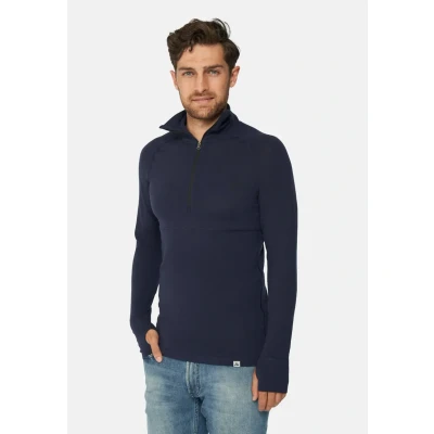 Afbeelding van Danish Endurance Halfzip Trui, Heren, Maat: XXL, Darkblue
