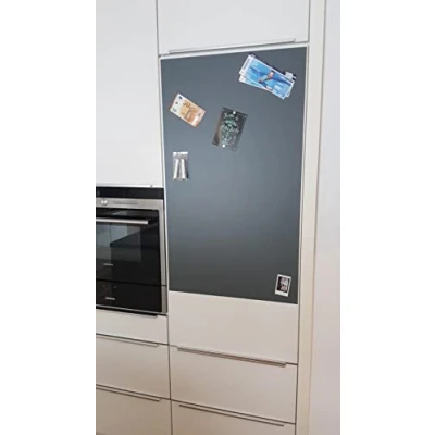 Afbeelding van Magnetische schoolbordfolie, top prijs prestatie, 15 maten, beschrijfbaar, afwasbaar, magnetisch, krijtbord magneetfolie zelfklevend magneetwand memobord (50 x 30 cm)