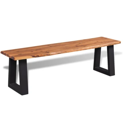 Afbeelding van Bankje 145 cm massief acaciahout
