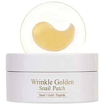 Afbeelding van The Skin House Wrinkle Golden Snail Patch (90 g/60 stuks) verstevigende en hydraterende patches anti aging tegen rimpels voor rijpe huid