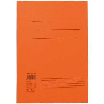 Afbeelding van Dossiermap quantore fo 300gr oranje Omdoos a 10 stuk stuks