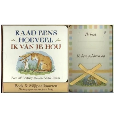 Afbeelding van Raad eens... kartonboek + mijlpaalkaarten