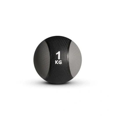 Afbeelding van Sveltus Medicijnbal Rubber Zwart/Grijs 1kg