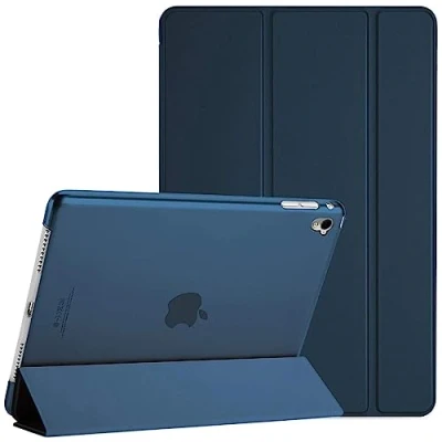 Afbeelding van Voor Apple iPad 9e / 8e 7e generatie hoesje Cover (2021/2020/2019) (10,2 inch) Smart Magnetische Ultra Slim Stand Auto Wake/Sleep 9 8 7 (blauw)