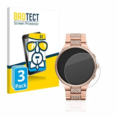 Afbeelding van BROTECT Glas Screen Protector voor Michael Kors Camille Gen 6 MKT5147 (3 Stuks) Schermbeschermer [9H Hardheid, Beschermglas Folie niet Gehard Glas]