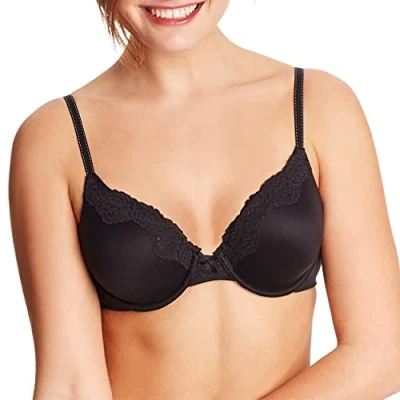 Afbeelding van Maidenform FULL Coverage Beugel BH, Dames, Maat: 80D, Black/body beige
