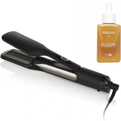 Afbeelding van ghd Duet Style Black + Elleure Modeler Olie 50ml bundel/set/pakket