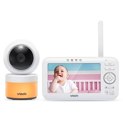 Afbeelding van VTech BM5463 indoor babyfoon Video Lightshow met projectie en nachtlampje 480p versie FR, 1 eenheid (1 stuk)
