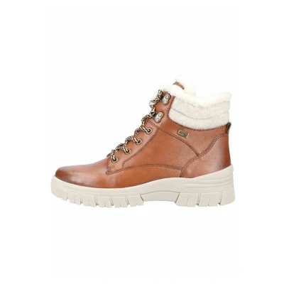 Afbeelding van Remonte Snowboots amaretto sand bianco, Dames, Maat: 38, bianco Leer