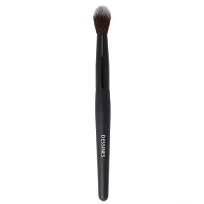 Afbeelding van DESSINES MakeUp Penseel, veganistisch professioneel penseel van natuurlijk houten handvat, highlighter, contour , rouge blender, Kabuki (zwart/onyx) (highlighter TU779)