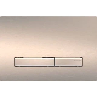 Afbeelding van Geberit sigma 50 bedieningsplaat df frontbediend 25x14 6cm rood goud 115 670 qb 2