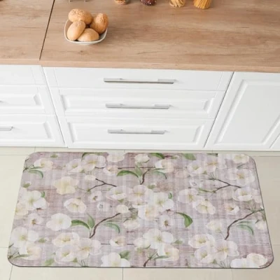 Afbeelding van Comart, Austin Bloom Keukentapijt, van polyester, bedrukt, antislip, 50 x 75 cm