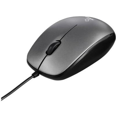 Afbeelding van Renkforce RF 5805910 Muis Kabelgebonden Optisch Grijs 3 Toetsen 1000 dpi Geïntegreerd scrollwiel