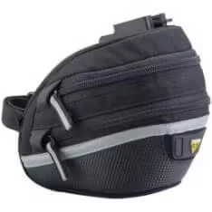 Afbeelding van Topeak Zadeltas WP II M, Zwart, Waterafstotend, Polyester, Adapter, 1,25L, QuickClick, Reflecterend, 152g