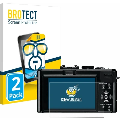 Afbeelding van BROTECT Screenprotector voor Leica D Lux 5 Folie Beschermfolie transparant (2 Stuks)