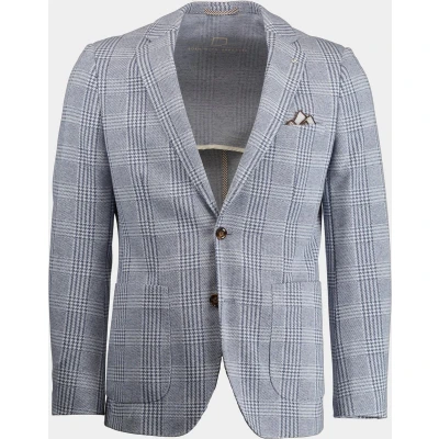 Afbeelding van Born With Appetite Colbert Blauw drop 8 FAME jacket 241038FA35/268 jeans blue