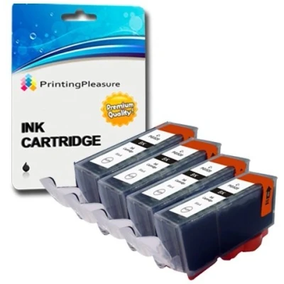 Afbeelding van 4 Zwarte Printercartridges Compatibel met Pixma MG5750 MG5751 MG6850 MG6851 MG7750 TS5050 TS6050 MG5752 MG5753 MG6852 MG6853 TS5051 TS5053 TS6051 TS6052 PGI 570PGBK XL